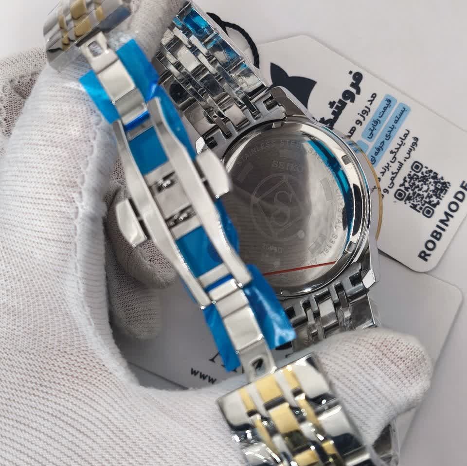 ست ساعت مچی مردانه و زنانه سیکو SEIKO موتور ژاپن صفحه سبز
