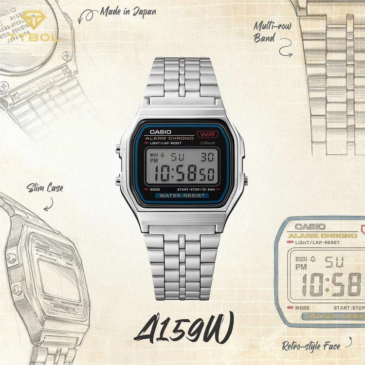ساعت مچی مردانه کاسیو CASIO مدل WR + جعبه