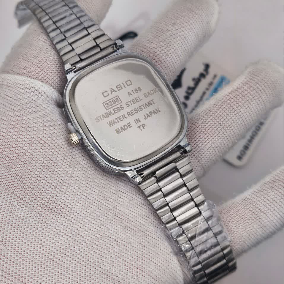 ساعت مردانه کاسیو اولدمانی CASIO ژاپنی صفحه مشکی + جعبه