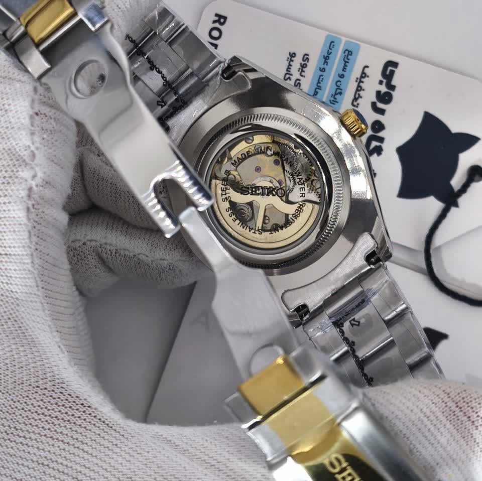 ساعت مچی اتوماتیک مردانه سیکو پنج SEIKO 5 نقره ای طلایی