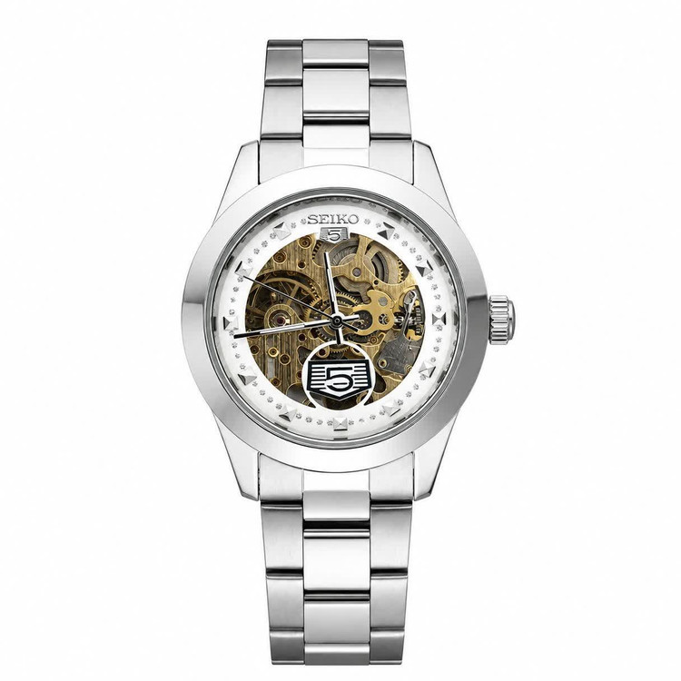 ساعت مچی اتوماتیک زنانه سیکو پنج SEIKO 5 نقره ای