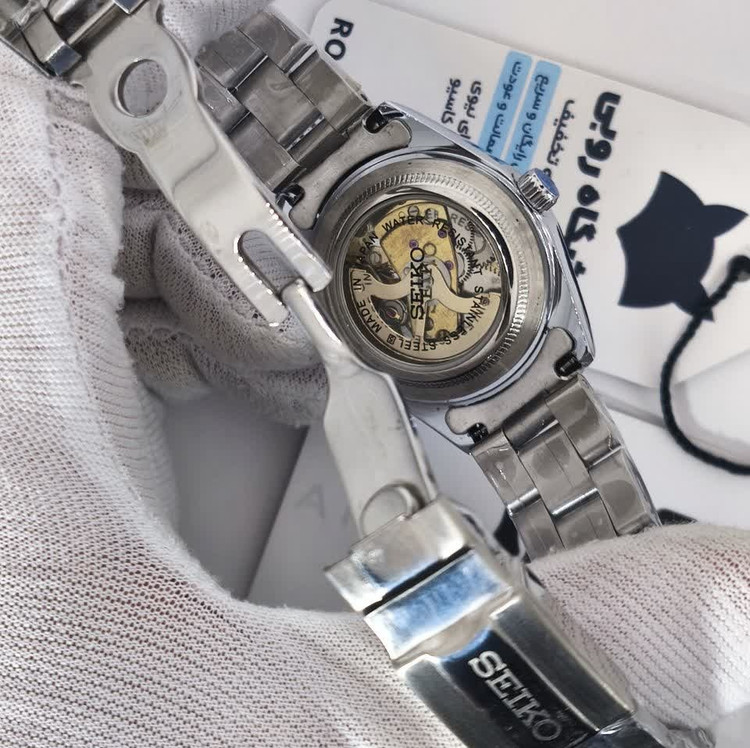 ساعت مچی اتوماتیک زنانه سیکو پنج SEIKO 5 نقره ای
