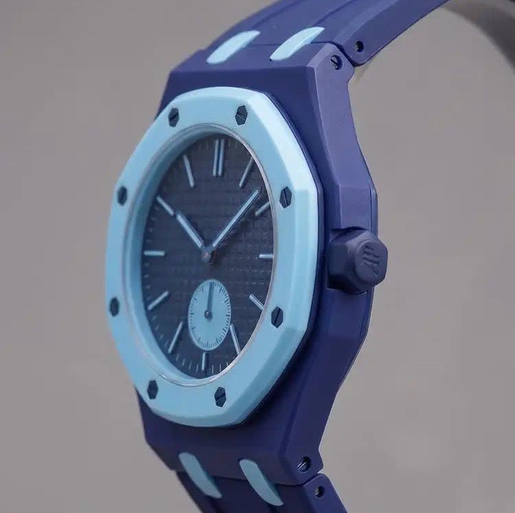 ساعت اسپرت سواچ پیگه AP Swatch Royal Pop (ZZ) فول پک آبی سرمه ای