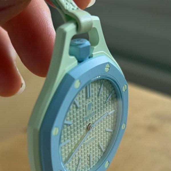 ساعت اسپرت سواچ پیگه AP Swatch Royal Pop (ZZ) فول پک آبی سبز