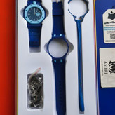 ساعت اسپرت سواچ پیگه AP Swatch Royal Pop (ZZ) فول پک آبی