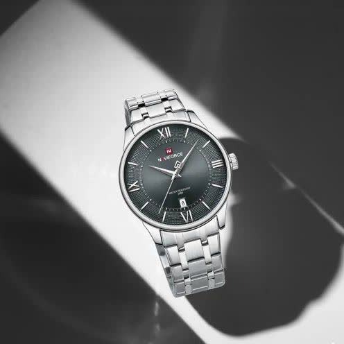 ساعت مچی نیوی فورس مردانه NAVIFORCE مدل NF9272 صفحه مشکی