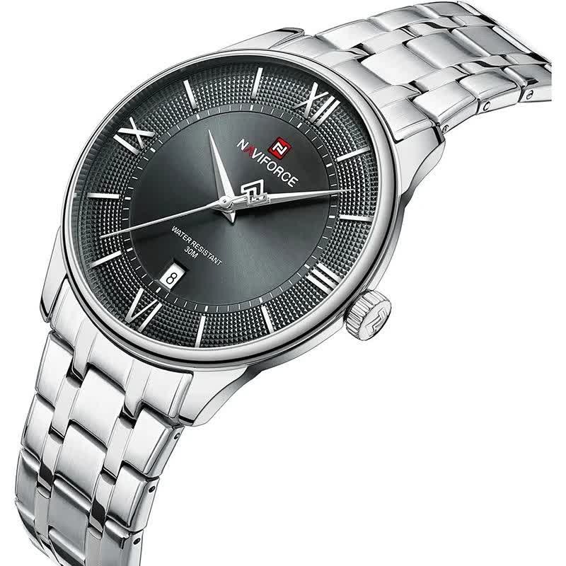 ساعت مچی نیوی فورس مردانه NAVIFORCE مدل NF9272 صفحه مشکی