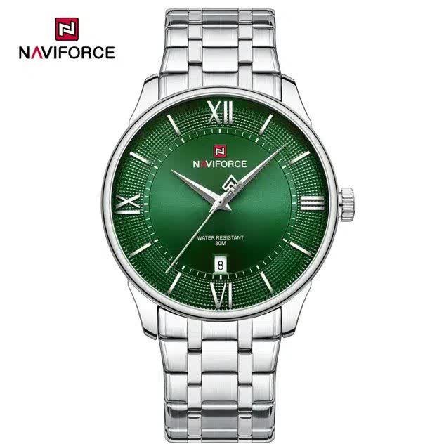 ساعت مچی نیوی فورس مردانه NAVIFORCE مدل NF9272 صفحه سبز