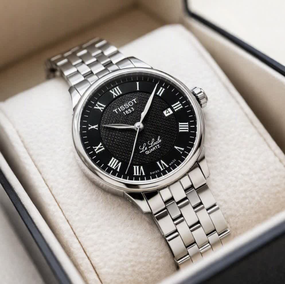 ساعت مچی زنانه تیسوت TISSOT صفحه مشکی