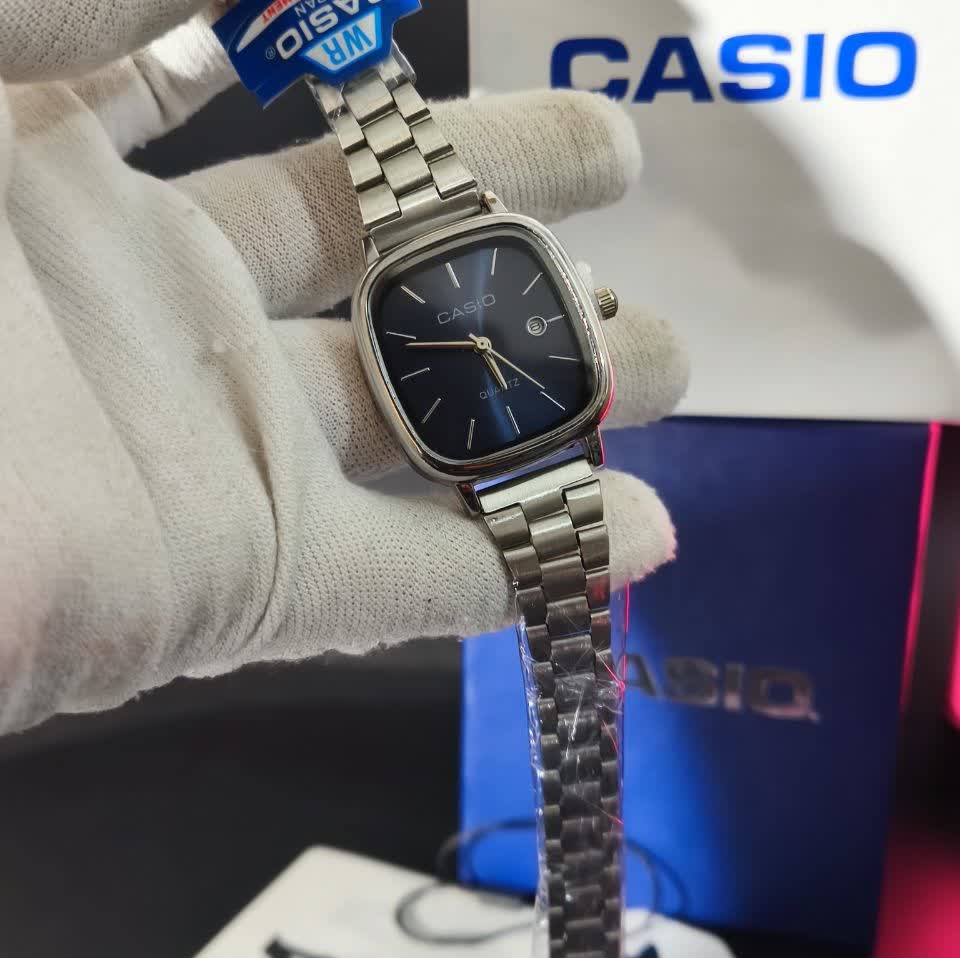 ساعت مچی زنانه کاسیو اولدمانی CASIO موتور ژاپن کدP16 + جعبه