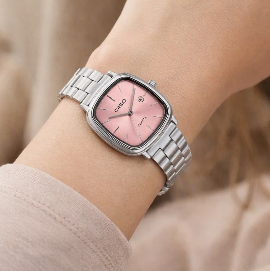 ساعت مچی زنانه کاسیو اولدمانی CASIO موتور ژاپن کدP16 + جعبه