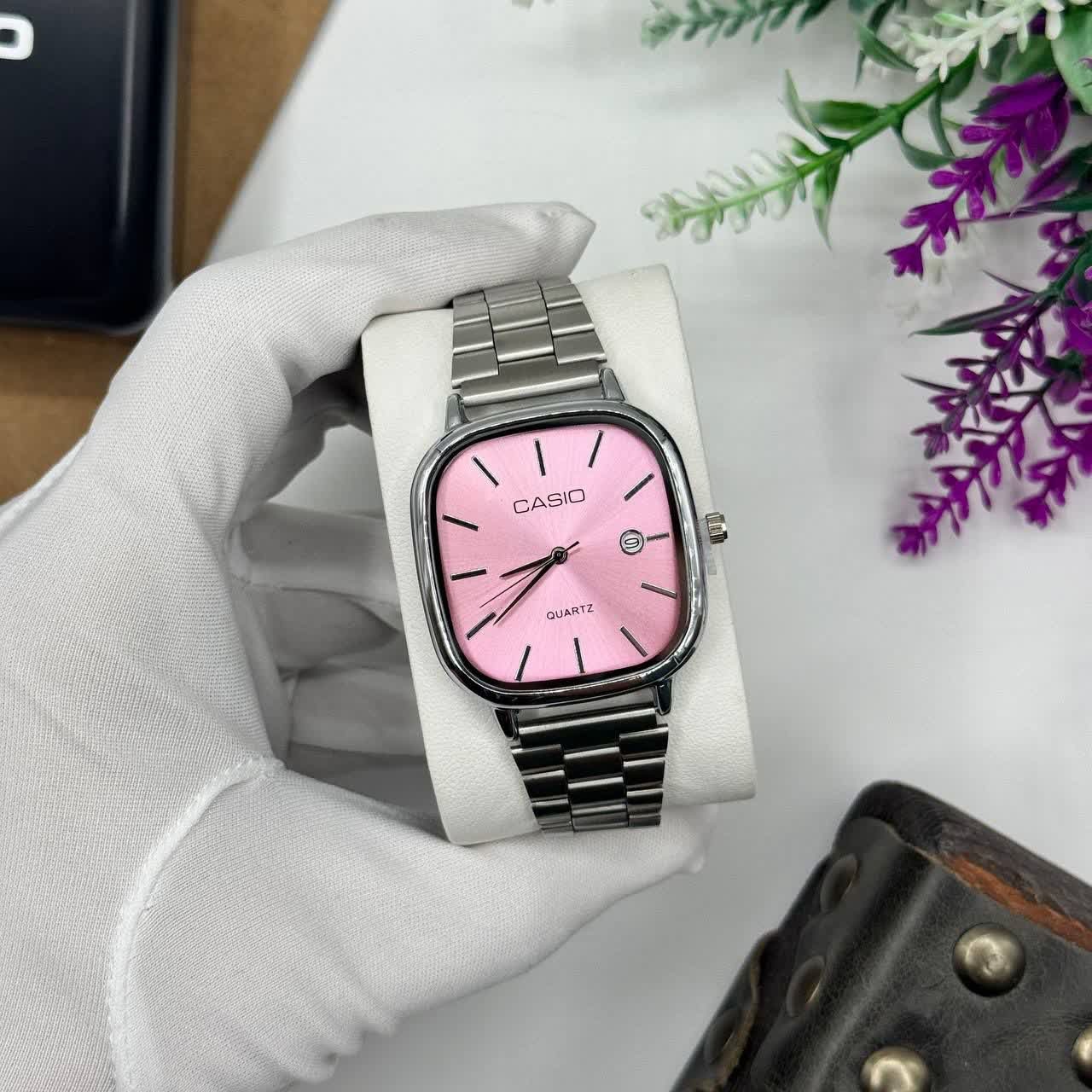 ساعت مچی زنانه کاسیو اولدمانی CASIO موتور ژاپن کدP16 + جعبه