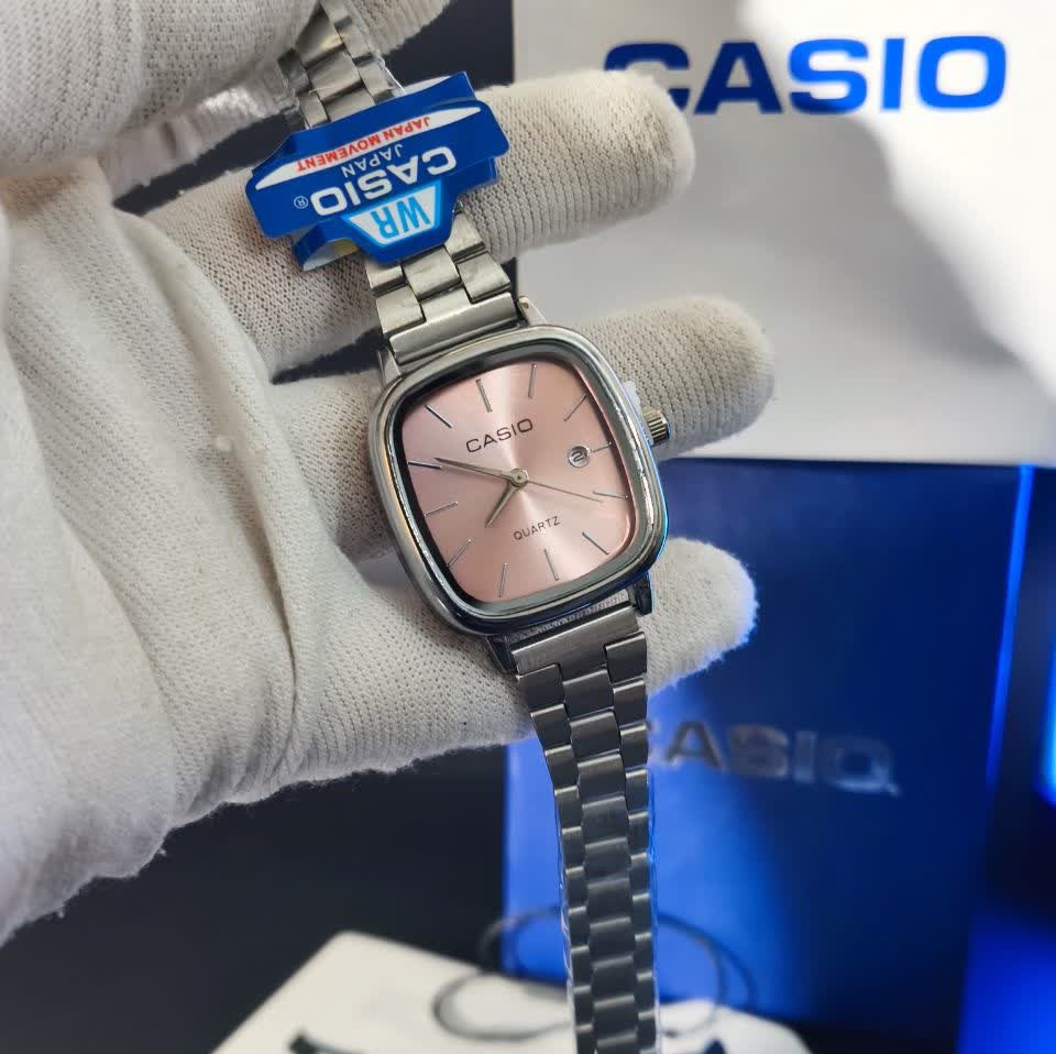 ساعت مچی زنانه کاسیو اولدمانی CASIO موتور ژاپن کدP16 + جعبه