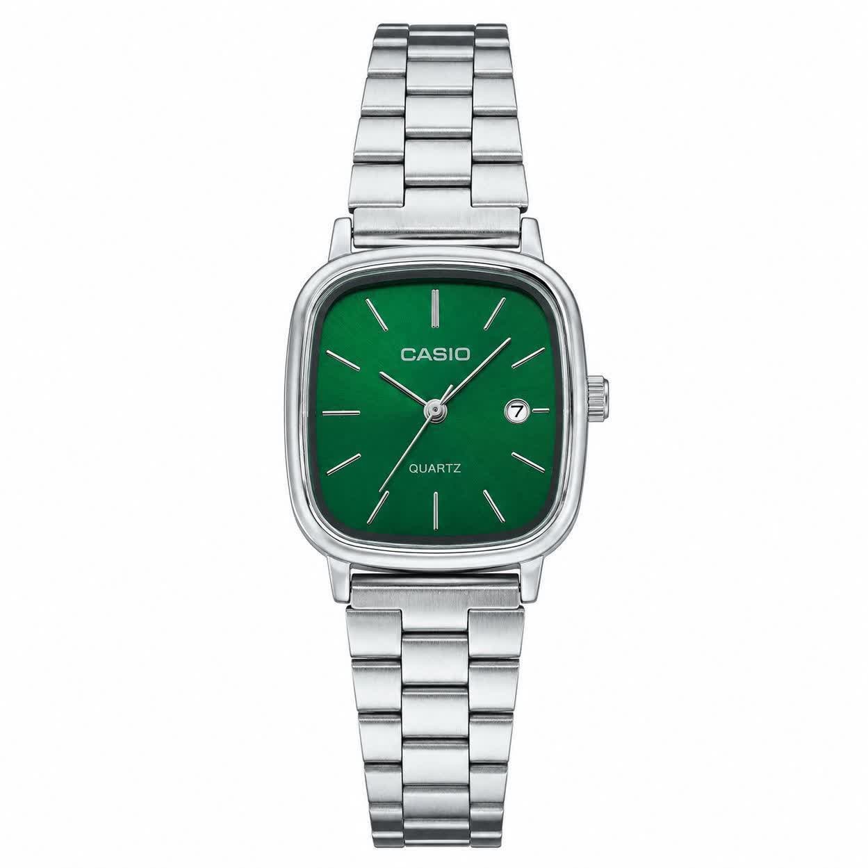 ساعت مچی زنانه کاسیو اولدمانی CASIO موتور ژاپن کدP15 + جعبه