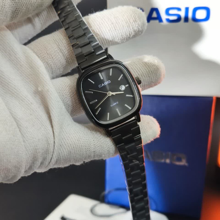 ساعت مچی زنانه کاسیو اولدمانی CASIO موتور ژاپن کدP14 + جعبه