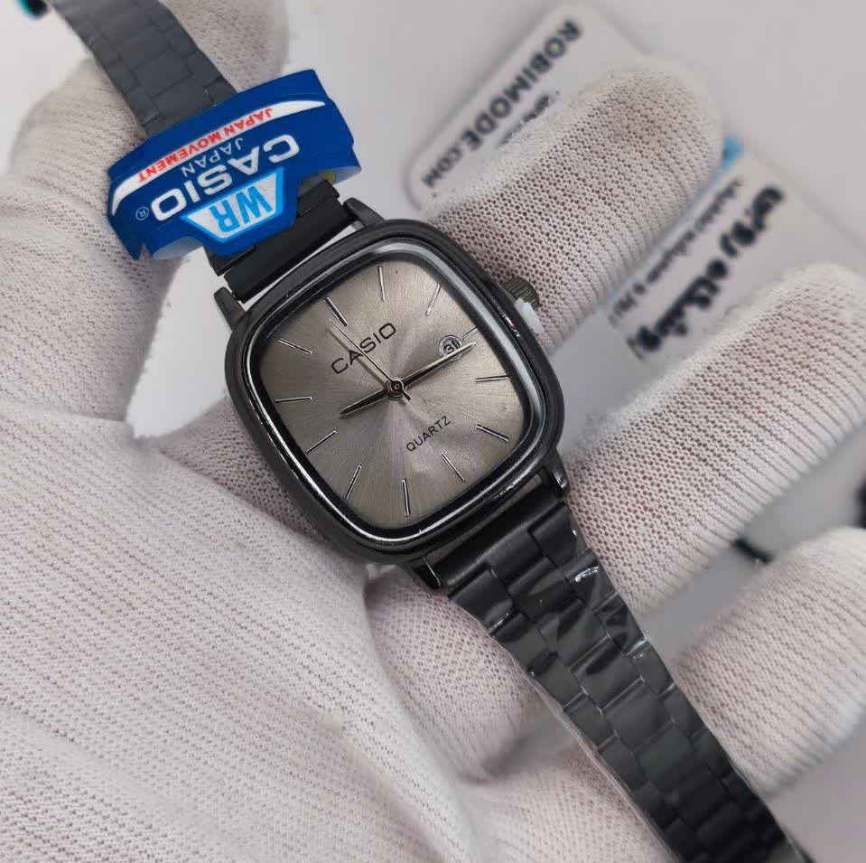 ساعت مچی زنانه کاسیو اولدمانی CASIO موتور ژاپن کدP13 + جعبه