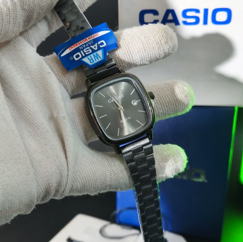 ساعت مچی زنانه کاسیو اولدمانی CASIO موتور ژاپن کدP12 + جعبه