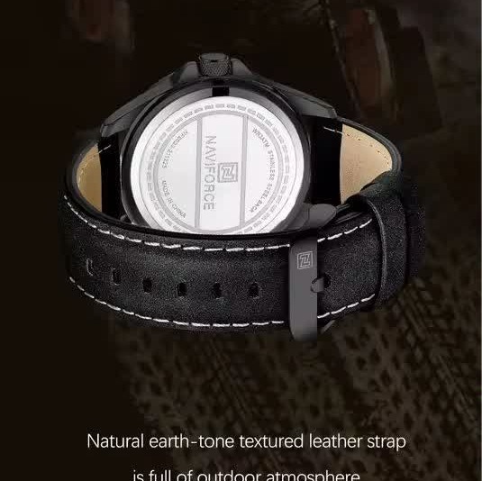 ساعت مچی نیوی فورس مردانه NAVIFORCE مدل Nf8023 فول بلک