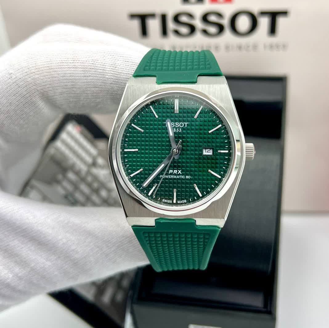 ساعت مچی عقربه ای مردانه تیسوت TISSOT سبز