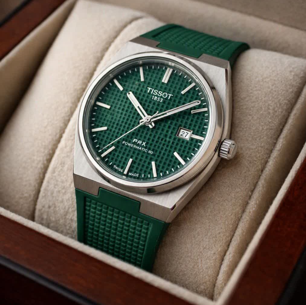 ساعت مچی عقربه ای مردانه تیسوت TISSOT سبز