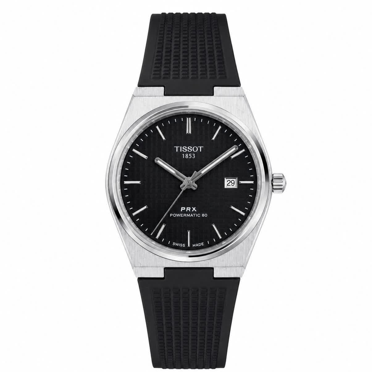 ساعت مچی عقربه ای مردانه تیسوت TISSOT فول مشکی