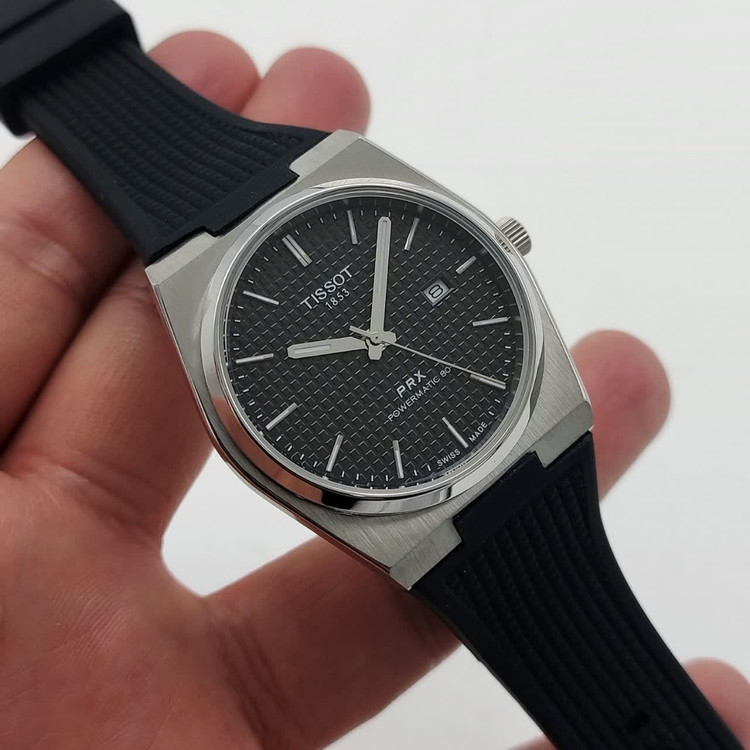 ساعت مچی عقربه ای مردانه تیسوت TISSOT فول مشکی