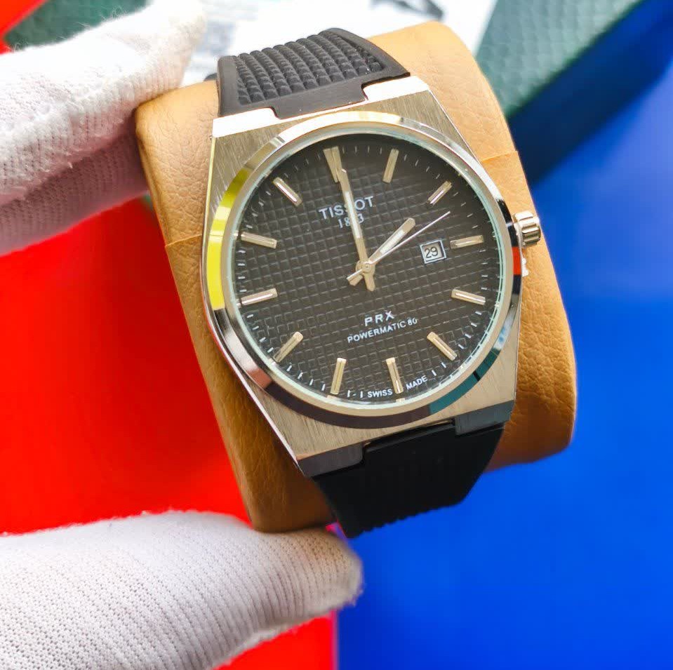 ساعت مچی عقربه ای مردانه تیسوت TISSOT فول مشکی