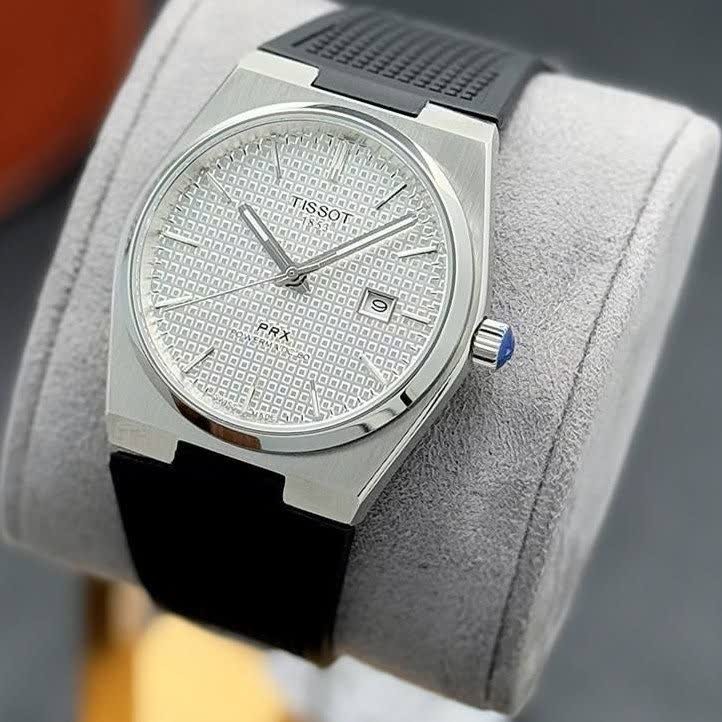 ساعت مچی عقربه ای مردانه تیسوت TISSOT مشکی سفید