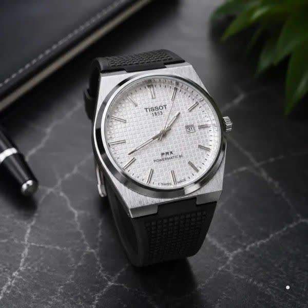 ساعت مچی عقربه ای مردانه تیسوت TISSOT مشکی سفید