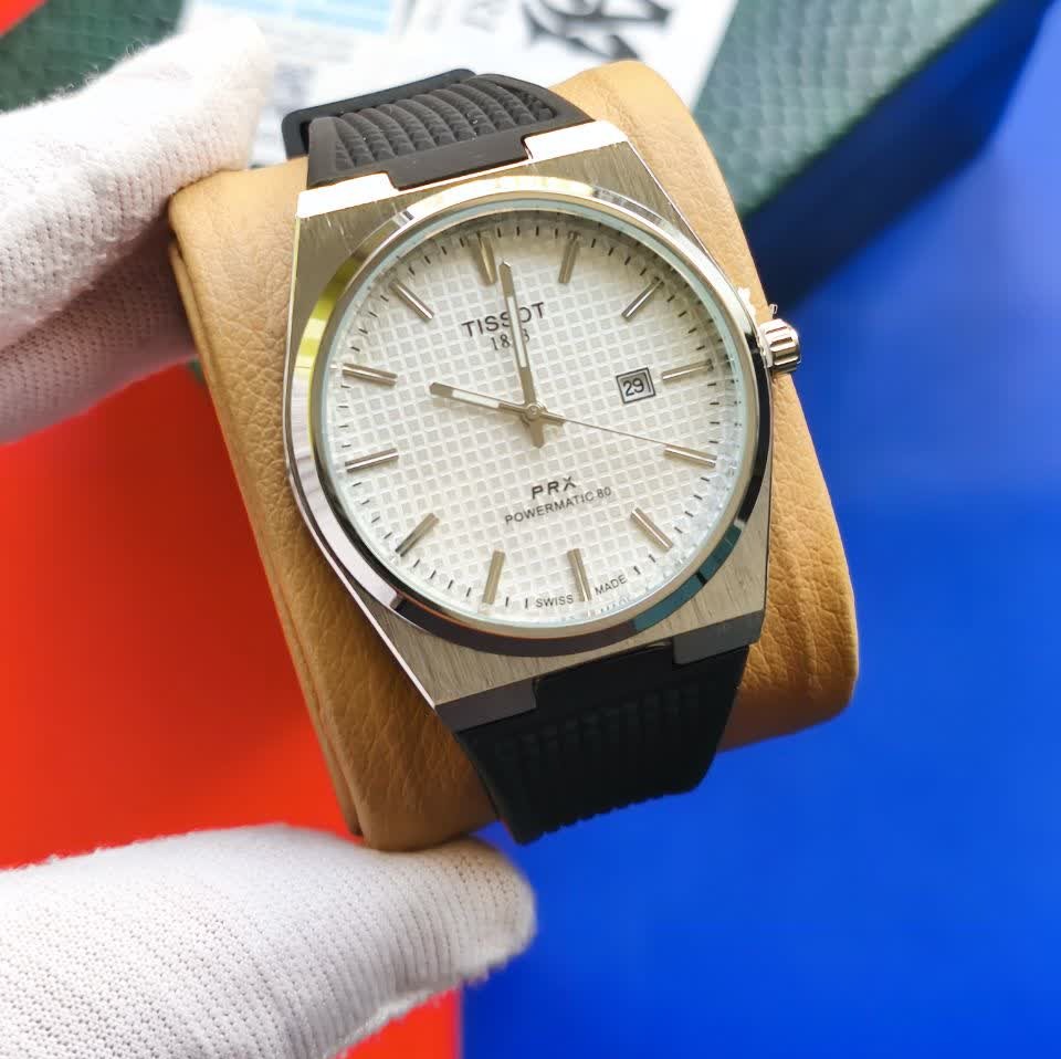 ساعت مچی عقربه ای مردانه تیسوت TISSOT مشکی سفید
