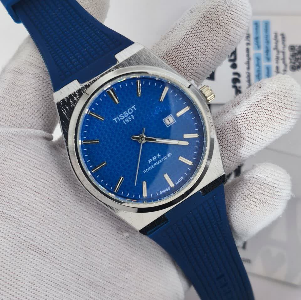 ساعت مچی عقربه ای مردانه تیسوت TISSOT سرمه ای
