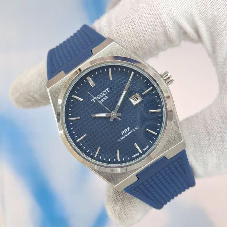ساعت مچی عقربه ای مردانه تیسوت TISSOT سرمه ای