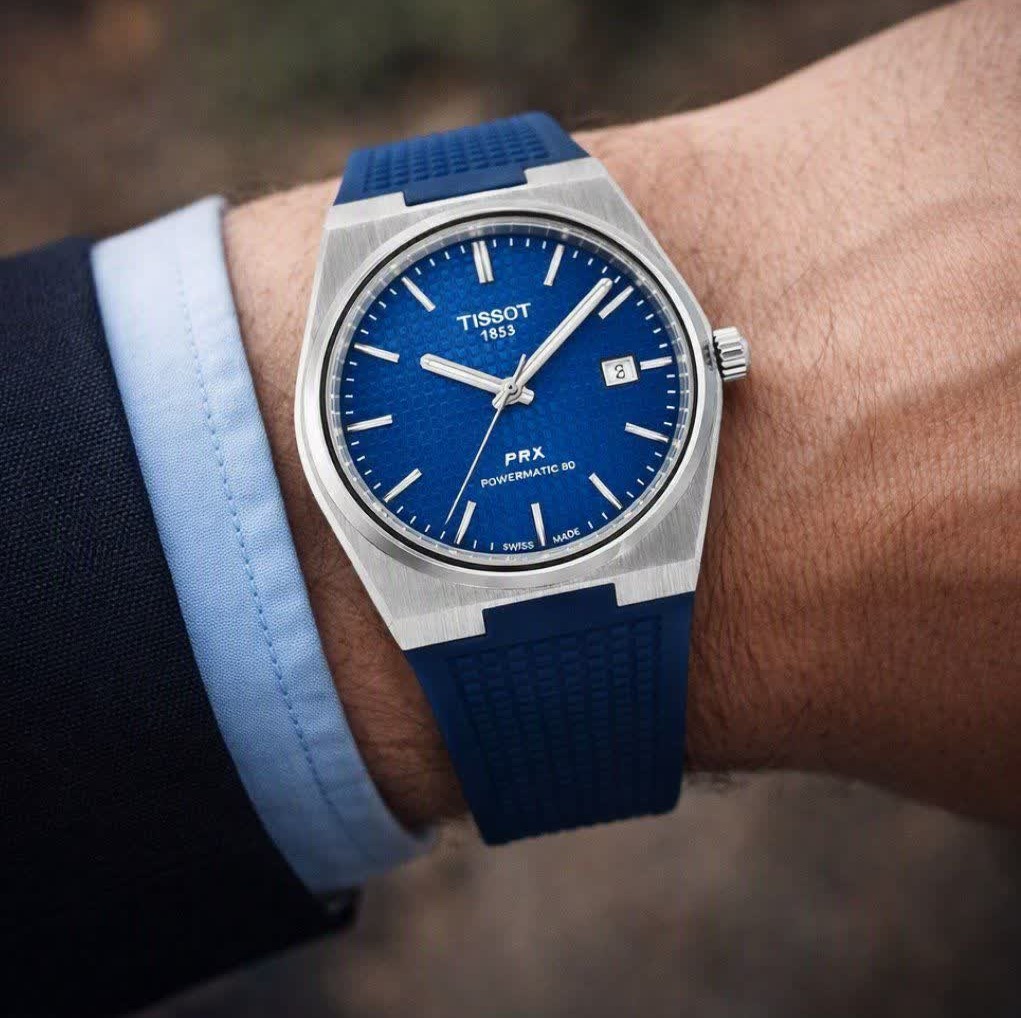 ساعت مچی عقربه ای مردانه تیسوت TISSOT سرمه ای