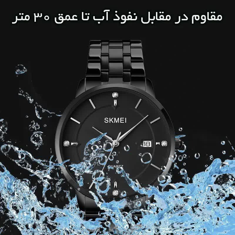 ساعت مچی مردانه اسکمی SKMEI مدل 1801 فول بلک