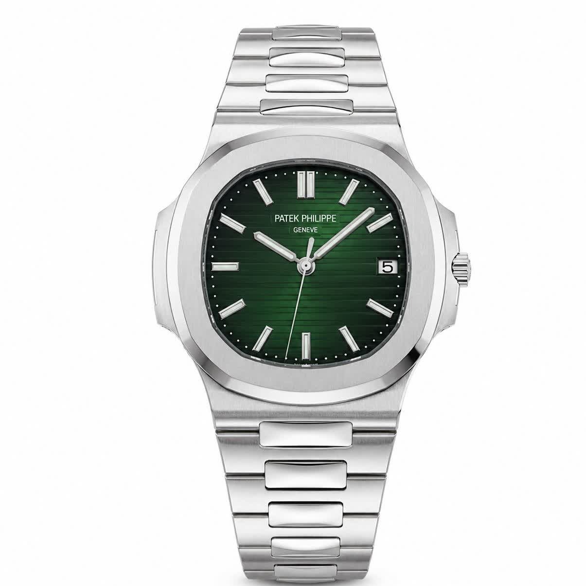 ساعت مچی عقربه ای مردانه پتک فیلیپ PATEKPHILIPPE صفحه سبز