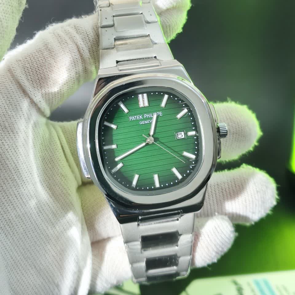 ساعت مچی عقربه ای مردانه پتک فیلیپ PATEKPHILIPPE صفحه سبز