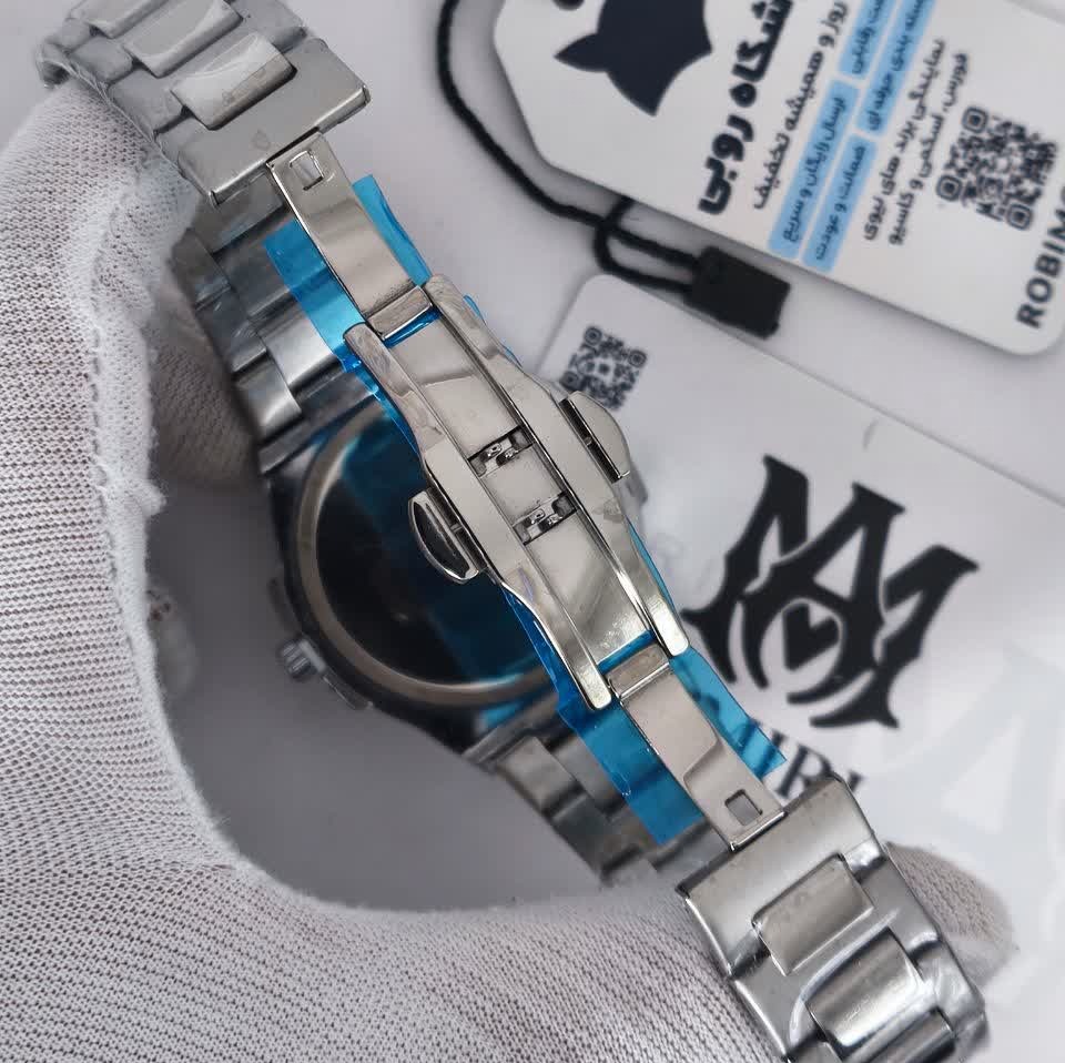 ساعت مچی عقربه ای مردانه پتک فیلیپ PATEKPHILIPPE صفحه سبز