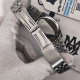 ساعت مچی مردانه رولکس دیت جاست ROLEX نقره ای طوسی