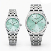 ست ساعت مچی مردانه و زنانه سیکو SEIKO موتور ژاپن صفحه فیروزه با اصالت