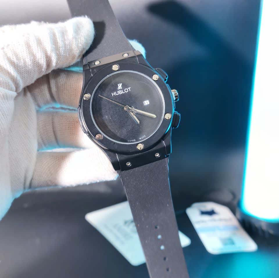 ساعت مچی مردانه هابلوت HUBLOT فول بلک