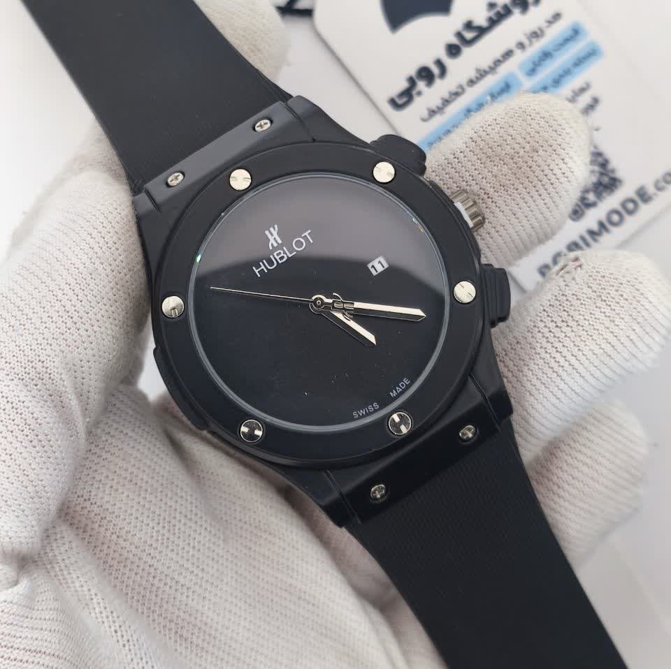 ساعت مچی مردانه هابلوت HUBLOT فول بلک