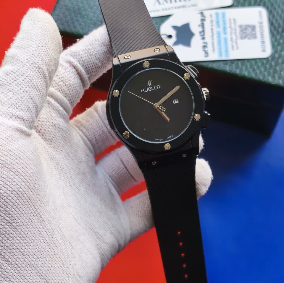 ساعت مچی مردانه هابلوت HUBLOT فول بلک