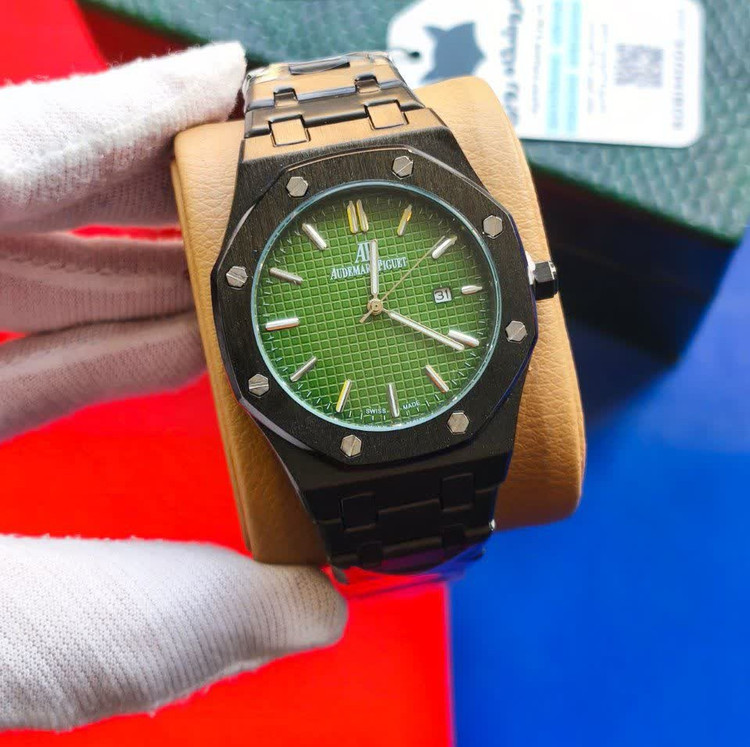 ساعت مچی مردانه اودمار پیگه Audemars Piguet مشکی صفحه سبز