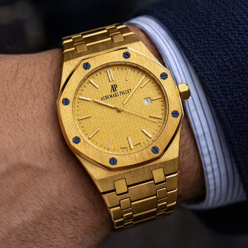 ساعت مچی مردانه اودمار پیگه Audemars Piguet طلایی