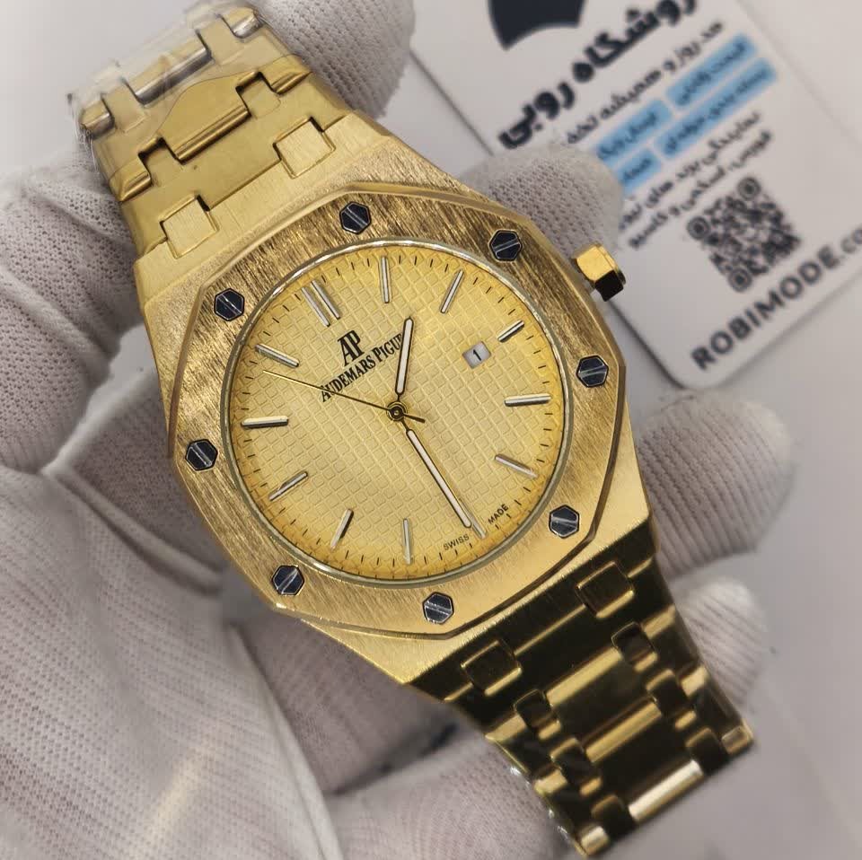 ساعت مچی مردانه اودمار پیگه Audemars Piguet طلایی