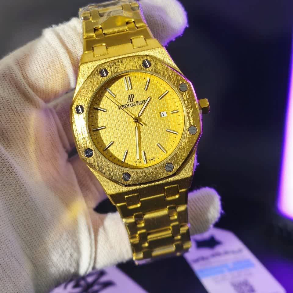 ساعت مچی مردانه اودمار پیگه Audemars Piguet طلایی