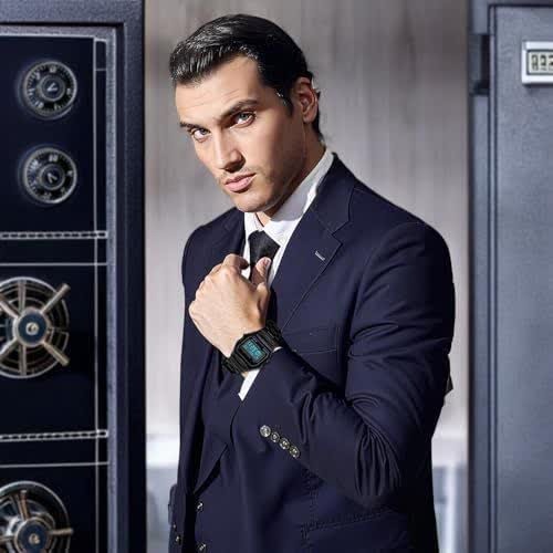 دو عدد ساعت مردانه کاسیو CASIO مدل WR مشکی و نقره ای گرد
