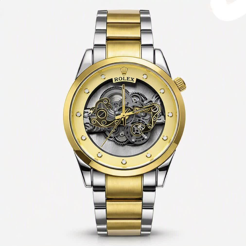 ساعت مچی مردانه رولکس ROLEX پشت و رو نمایان