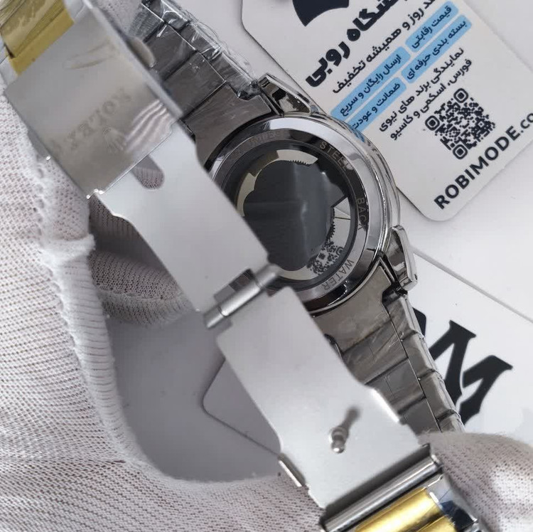 ساعت مچی مردانه رولکس ROLEX پشت و رو نمایان