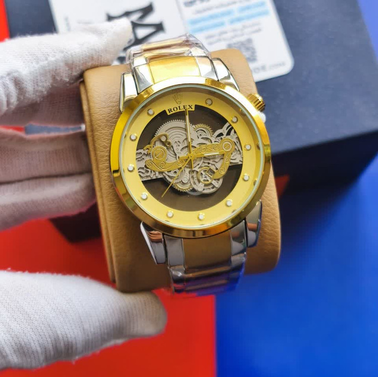ساعت مچی مردانه رولکس ROLEX پشت و رو نمایان